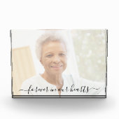 記念写真永遠のハートエレガント フォトブロック (正面)