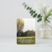 記念写真祈りの言葉ゴルファーGolf Course Golf B 名刺 (スタンド正面)