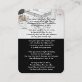 記念写真祈りの言葉建築設計士 名刺 (正面)