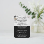 記念写真祈りの言葉建築設計士 名刺 (スタンド正面)