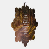 記念写真祈りの言葉森林歩道ウォーク オーナメントカード (右)