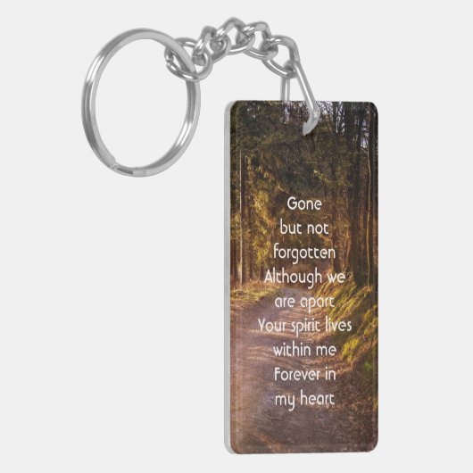 記念写真祈りの言葉森林歩道ウォーク キーホルダー (正面左)