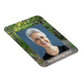 記念写真祈りの言葉歩道トレイル森林樹 マグネット (右側)