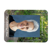 記念写真祈りの言葉歩道トレイル森林樹 マグネット (横)