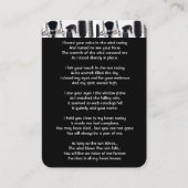 記念写真祈りの言葉理容整髪師 名刺 (正面)