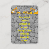 記念写真祈りの言葉重装備品建築 名刺 (正面)