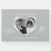 記念写真結婚ハート70年 ゲストブック (正面)