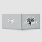 記念写真結婚ハート70年 ゲストブック (全面)