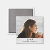 記念写真葬式モノグラム マグネット (正面/裏面)