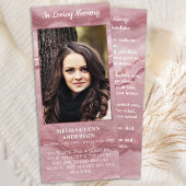 記念写真葬式祈りの言葉カードバラ石英