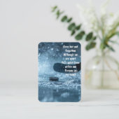 記念写真記念アイスホッケースポーツプレーヤー 名刺 (スタンド正面)