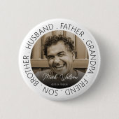 記念写真追悼式 缶バッジ (正面)