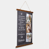 記念写真3ペット損失贈答犬メモリアル 吊り下げ型タペストリー (傾斜あり)