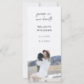 記念写真 |お葬式のお願い詩の祈りの言葉カード (正面)