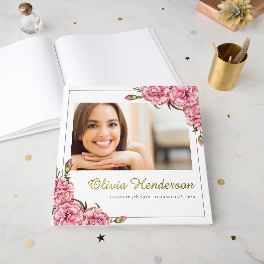 記念写真 ゲストブック (正面見開き)