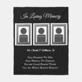 記念写真 フリースブランケット (正面)