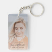 記念写真 |愛しモダンた思い出の葬儀で キーホルダー (裏面)