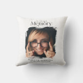 記念写真「愛する記憶の中」の献上品 クッション (裏面)
