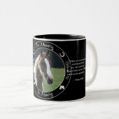 記念写真-馬の亡カスタムさ-写真/名前 ツートーンマグカップ (正面右)