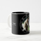 記念写真-馬の亡カスタムさ-写真/名前 ツートーンマグカップ (正面左)