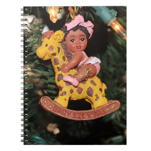 記念初めてのクリスマスの思い出 ノートブック (正面)