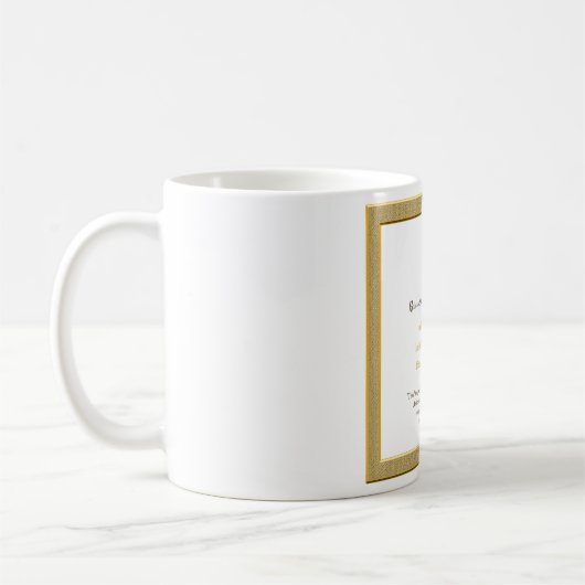 記念叙勲ギフト司祭デアコン コーヒーマグカップ (左)