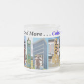 記念品の曇らされたガラスのマグ フロストグラスマグカップ (中央)