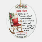 記念天国のクリスマス セラミックオーナメント (左)