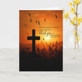 記念寄付サンセットクロス カード (黄色い花)