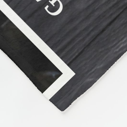 記念引用文パーソナライズされた写真 フリースブランケット (角)