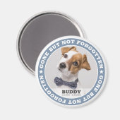 記念引用文モダンペット写真悔やみや弔慰記念 マグネット (正面/裏面)