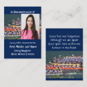 記念形石龍ボート漕ぎ 名刺 (正面/裏面)