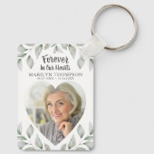 記念心臓の形をした永遠の私たちのハート キーホルダー (裏面)