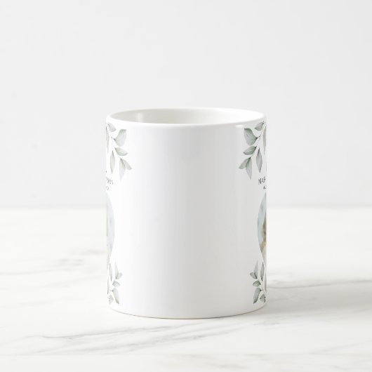 記念心臓の形をした永遠の私たちのハート コーヒーマグカップ (中央)