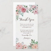 記念悔やみや弔慰のサンキューカード サンキューカード (正面/裏面)