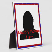 記念愛国心プラーク フォトプラーク (側面)