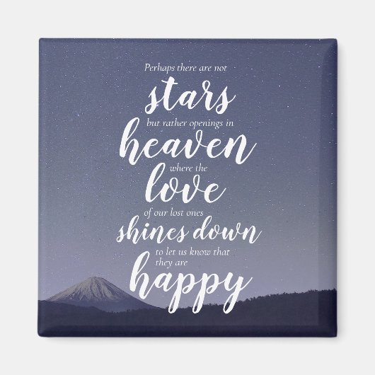 記念感動的引用文 マグネット (正面)