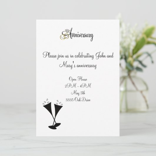 記念招待状 招待状 (スタンド正面)