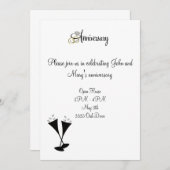 記念招待状 招待状 (正面/裏面)