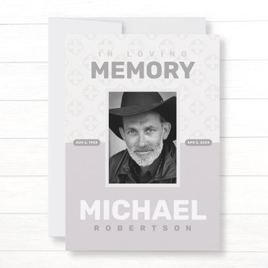 記念撮影お祝い葬儀社 案内状