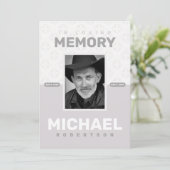 記念撮影お祝い葬儀社 案内状 (スタンド正面)