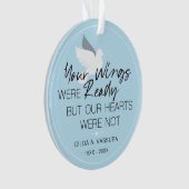 記念撮影の準備ができたあなたの翼 オーナメント (正面)