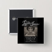 記念撮影ハートの葬式モノ 缶バッジ (正面&裏面)