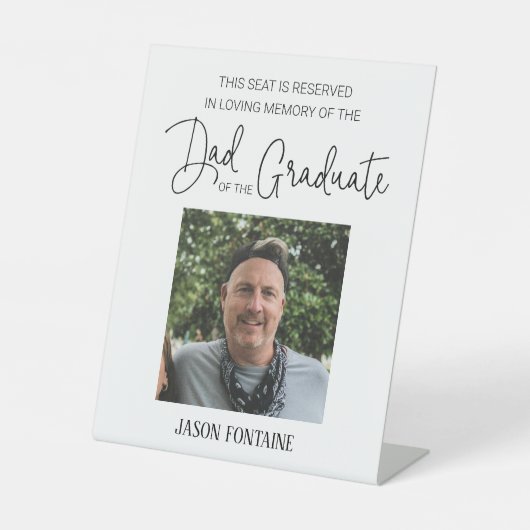 記念撮影パパ 台座サイン (正面)