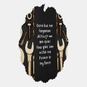 記念撮影祈りの言葉ツール整備士 オーナメントカード (右)