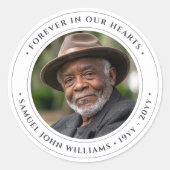 記念撮影 ラウンドシール (正面)