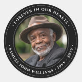 記念撮影 ラウンドシール (正面)