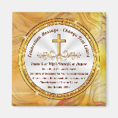 記念教会のお土産や大事な行事 マグネット (正面)