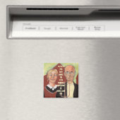 記念日おみやげマグネットAMERICANゴシック画像 マグネット (インサイチュ (食洗機))