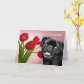 記念日おめでとうございます カード (黄色い花)